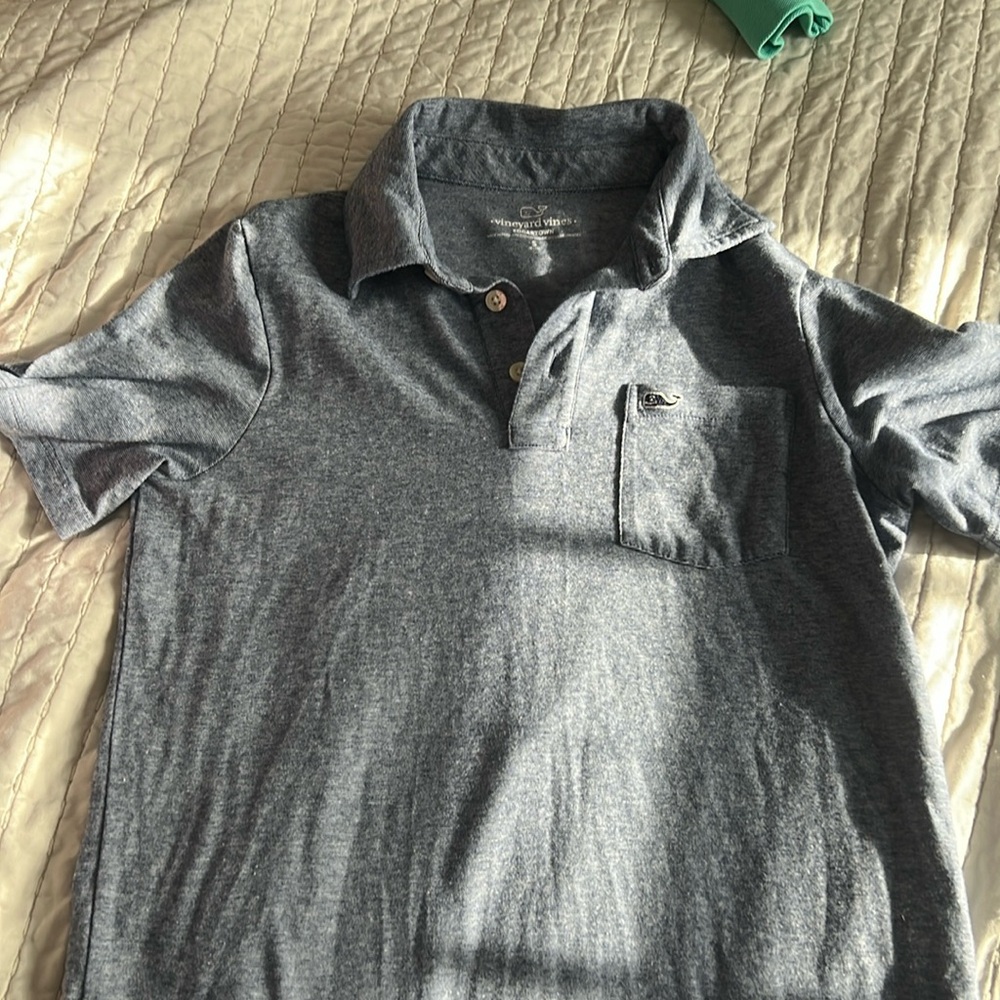 Boys edgartown short sleeve vineyard vines polo